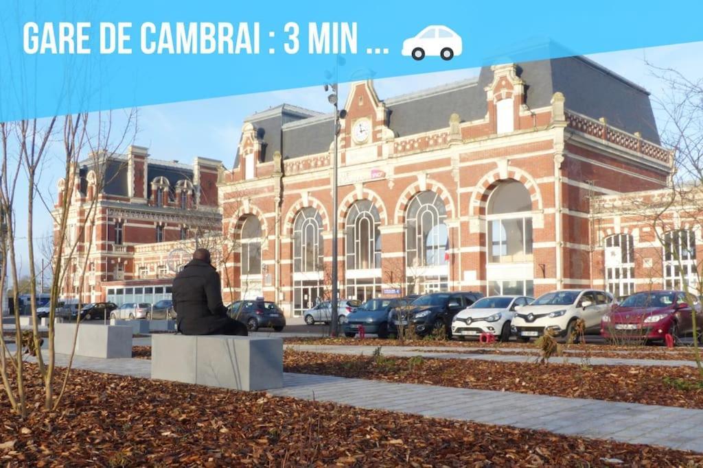 Cosy - Centre Ville - Parking Cambrai Exterior photo